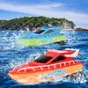 Båtar Electricrc Boats High Speed ​​Remote Control Speedboat Swimming Pool Lake Outdoor Toys Electronics Wireless RC Boat Children's Gifts