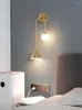 Muurlamp slaapkamer bedgebied hangend licht luxe moderne eenvoudige creatieve woonkamer achtergrond Noordse verlichting armatuur