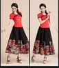 Ethnische Kleidung Vintage Chinese Traditionelle Baumwollwäsche Bluse Sommer sexy Shirt Neuheit Style Tops Plus Size 3xl 4xl