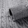 Męskie swetry jesienne i zimowe dzianiny polo polo w segmencie nutka gęsta wełniany swobodny guziki ciepły powłoka swetra