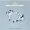 Plush Dog Ears Haoop Lolita Simulation Animal Ear Beadblege Furry Animal Ordes headwear for cosplay Girl Gathering GC2153