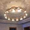 Lustres Pendentif Lumières Nordique De Luxe Ing Ambre Fumé Verre Suspendu Led Lampe À Manger Salon Chambre Luminaires