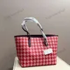 Designer-Tragetaschen mit großer Kapazität, modische Handtasche, Damen-Schulter-Umhängetasche, luxuriöse, mehrfarbige Hahnentritt-Einkaufstasche, Aufbewahrungstasche 231108