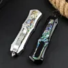 UT-Combat Ghost head shell Auto Knives 440C Blade Zinc Aluminum alloy Handle Tactical Hunt Camp Self-defense Rescue Pocket Knife EDC Tools