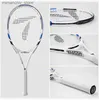 2024 Tennis Rackets Tennis Rackets Sing Beginner Colge Student Sports Racket Fa Carbon Composite Doub Ultra Light Big Blade of Racket Gift Q231109