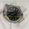 Veri orologi fotografici per uomini 150m Verde nero Verde Nero Bracciale in acciaio inossidabile liscio Vs Factory Cal.8900 Movimento automatico Mens Sport Mechanical Orologio