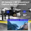 ドローンaxnen F196ミニドローン4Kフォト360障害物回避空中写真rcドロンブラシレスモーター折りたたみ式クアッドコプタートイギフトQ231108