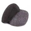 Berets Men Cotton Sboy Cap Regulowane oddychane irlandzkie taksówkarz Ivy Twill Flat Hat