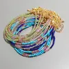 Strand lii ji Real Stone Turquoise Lapis Lazuli Peridots Labradorite Pink Tourmalines Bracelet 1PCS