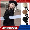 Czapki czapki zima kapelusz dla dzieci słodka urocza muszka wełniana berley malarz grzybowy kapelusz moda czarny streamer solidny kolor mody 231108