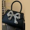 Sacs de soirée Bowknot Rignestone Bag Fashion Fashion One épaule Crossbody High Quality Women Handsbag