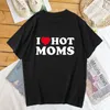 Tshirt pour femmes j'aime maman tshirts pour femmes coton d'été