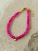 Necklace Earrings Set Style Dragon Fruit Color Beaded Bracelet Women's Fashion Opal Earring