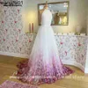 Feestjurken Lakshmigown Halter Neck Chiffon A Line Floral Print Wedding Dress 2023 Pats Garden Wedding Jurken voor Bridal Robe de Marie 0408H23