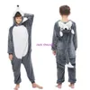 Speciale Gelegenheden Kinderen Pyjama Eenhoorn Onesies Pyjama Dier Kigurumi Wolf Kostuum Cartoon Anime Cosplay Kleding voor Kinderen 231108