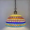 Hängslampor lampor tak bohemisk retro ljuskrona medelhavs hem dekoration luminaria belysning fixtur sovrum hängande lampa