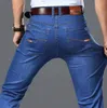 Herren Jeans Sommer Klassisch Baggy Schwarz Blau Herren Jean Business Mode Lässig Übergroße Denim Hosen Streetwear HosenHerren
