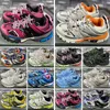 Najlepsze designerskie luksusowe buty zwykłe utwór 3.0 3 Sneaker damskie męskie oświetlony zewnętrzny trener Gomma Print Paris Platforme Sneakers Men Treners A18