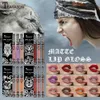 5ml*3pcs Matte Lip Gloss Liquid Lipstick Set Rouge a Lever Lipgloss Retro Cosmetics Kit