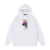 Polo Bear Heren Designer Hoodies Letters Gedrukt Sweatshirt Hoodie Dames 2023ss Trend Lange mouw Casual Hoody Top Loosehigh Street Burb Sweatshirts Qcum