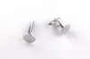 Tillverkare Mens Initialer Cufflink Anpassad mässing Rund Pad Blank Cufflink Base