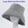 Geniş Memlu Şapkalar Kova Moda Kadınlar için Kontrol Edilebilir Güneş Vizör Bayanlar Pamuk Açık Mekan Koruma Plaj 230407