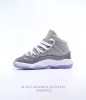 Jumpman 11 11s XI Cherry Bred Cool Grey Concord Unc Win Like per bambini piccoli e grandi Scarpe da ginnastica per bambini Scarpe da basket per bambini Scarpe da tennis per bambini Taglia 9C-7Y