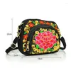 Waist Bags Vintage Women Handbag Hmong Tote Messenger Hippie Ethnic Shoulder Bag Embroidery Boho