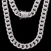 2022 nueva gran oferta Hiphop Sterling Sier D Color moissanita diamante cadena cubana collar Miami Hip Hop fiesta hombres mujeres