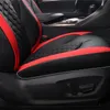 Комплект чехлов на автомобильные сиденья с поясничной опорой для Toyota Camry, подушка с полным покрытием, автоаксессуары, подушка безопасности, полные комплекты совместимых подушек для сидений - черный, красный