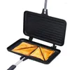 Pans Double Side Bread Frying Pan Multiple Purposes Sandwich Toaster Mold Non-stick Breakfast Maker Kitchen Tools