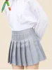 Spódnice przylegające do wiosennej talii plisowana mini spódnica Y2K plisowana spódnica damska moda swobodna spódnica tenisowa krótka spódnice 230408