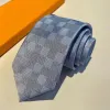 Cravates de cou Cravate pour hommes Marque Designer Cravate en soie Bleu Jacquard Party Mariage Business Tissé Mode Plaid Design Box Costume Cravate