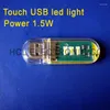 Elastyczna mini przenośna dotyk USB LED LED skrętka kątowa lampa kątowa do notebooka laptop 5PCS/partia