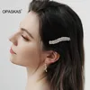 Pinces à cheveux mode épingles à cheveux pour femmes cristal strass feuilles en forme de Barrettes tenue quotidienne accessoires de mariage bijoux