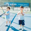 Raquettes de tennis 17/ 25 pouces en alliage d'aluminium de carbone raquette de Tennis spéciale pour enfants élèves de l'école primaire 2-12 ans raquettes ovales novices Q231109