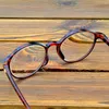Zonnebril Rond Luipaard Frame Volledige rand Retro Handgemaakte Bril Multi-coated Mode Leesbril 0,75 tot 4