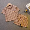 2023 0-5 anos conjunto de roupas de verão para meninos nova moda casual camiseta de desenho animado ativo calça infantil criança bebê roupas de menino