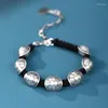 Strand HX Boutique Fujia Tianxia Bracelet Men's Trendy Style Retro Ethnic Hand-woven Birth Year Bracelets For Women Man