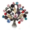 Broches strass arbres femmes hommes arbre de noël fête bureau décontracté broche broches cadeaux livraison directe 202 Dhihi