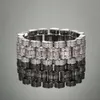 Bracelet Hip Hop pour hommes, haute qualité, diamant 20mm, plaqué or 18 carats, lien de montre glacé