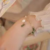 Nuovo braccialetto elevato in stile cinese per il festival del bambù con catena a mano dal design di minoranza femminile come regalo per i migliori amici e amanti