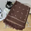 Double Sided Colors Scarf Women Mink Velvet Scarves Winter Thick Warm Shawl Designers Long Wrap