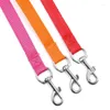 Dog Collars 1 Pc 120cm 1.5cm Nylon Training Leash Pet Supplies Harness Collar Seat Belt With Metal Clip For Puppy