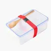 Ensembles de vaisselle 5 Pcs Lunch Box Strap Bento Accessoires Cable Tie Band Polyester Bands Voyage