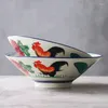 Bowls Kitchen Supplies Ramen Bowl Ceramic Tableware Household Utensils For Dinner Set Porcelain Noodle Soup Bar