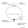 Pendentif Colliers Nouvelle Arrivée En Acier Inoxydable Tour De Cou Pour Les Femmes Minimaliste Rose Or Serpent Chaîne Collier Déclaration De Mode Dhr5B