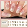 False Nails 24st Simple Stars Drill Artificial Nail Press On Full Cover Fake Tips