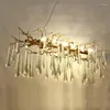 Kroonluchter Crystal Franse lamp Woonkamer LED TROOM TAK Decoratie El Restaurant Lights
