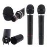 Freeshipping Microphone System Professional Wireless Dual HandHeld 2 x Mic Mottagare Partihandel TSSVT